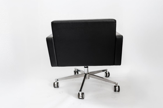 Poltrona Frau Set Van 2 Fauteuils/Bureaustoelen/Chairs – Draaistoelen, Leather (photo 4 of 12)