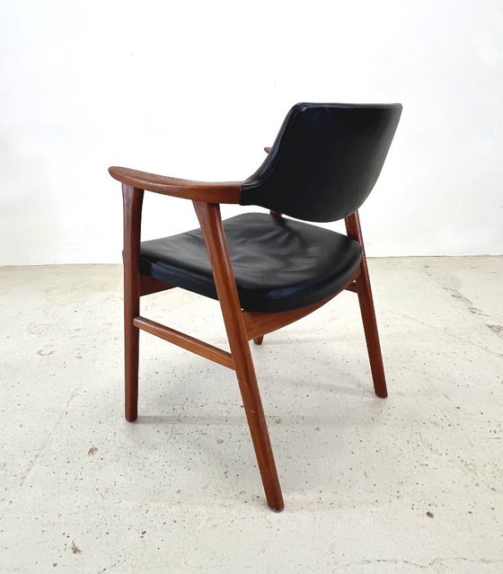 Image 1 of Poltrona in teak Erik Kierkegaard di Hong Møbelfabrik, 1960.