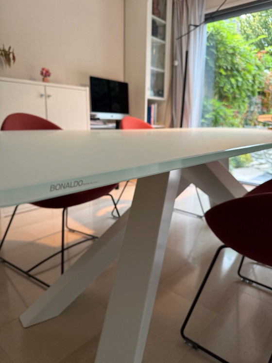 Bonaldo Italian Designer Dining Table (TABLE ONLY), Dining set, Glass, Transparent (photo 2 of 5)