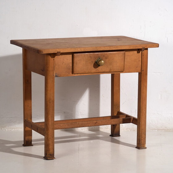 Antieke keuken bijzettafel (ca.1920) #6 (photo 5 of 40)
