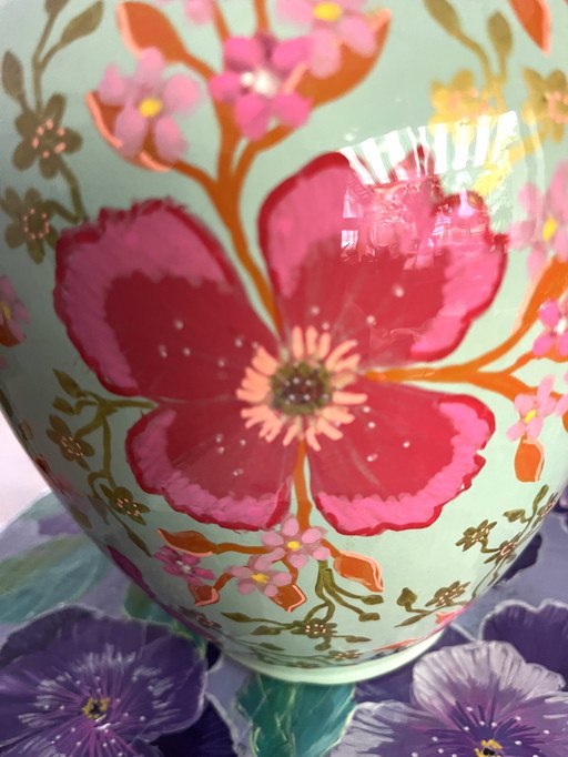 Hand-painted vase