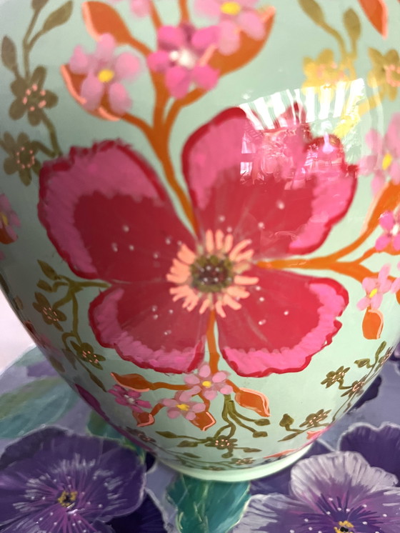 Image 1 of Hand-painted vase