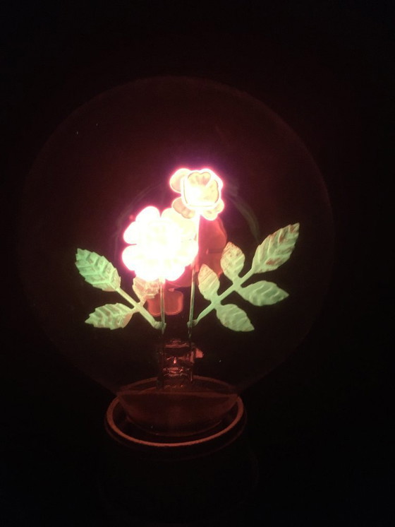 Image 1 of Lampada a scarica di gas Aerolux con fiori e foglie