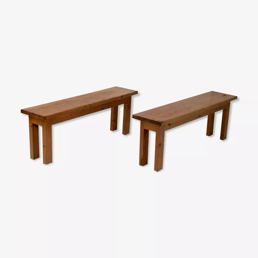 2x Brutalistische banken