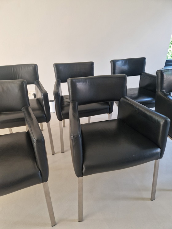 Image 1 of 6 chaises de salle à manger Foucault