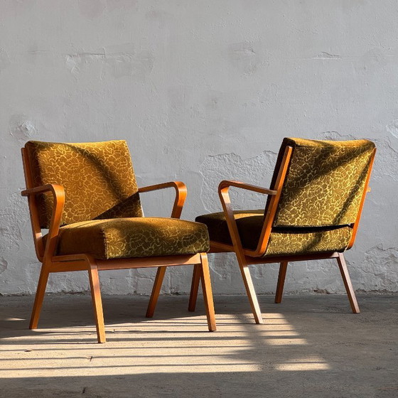 Image 1 of Pair of Mid-Century Easy Chairs by Selman Selmanagić, 1957