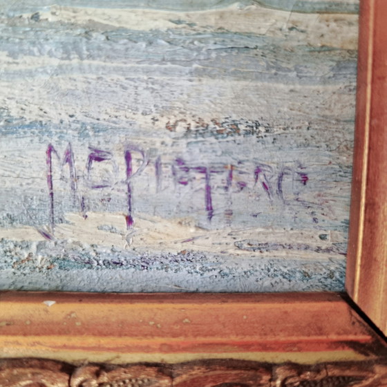 Image 1 of Dutch Harbor View, dipinto antico firmato