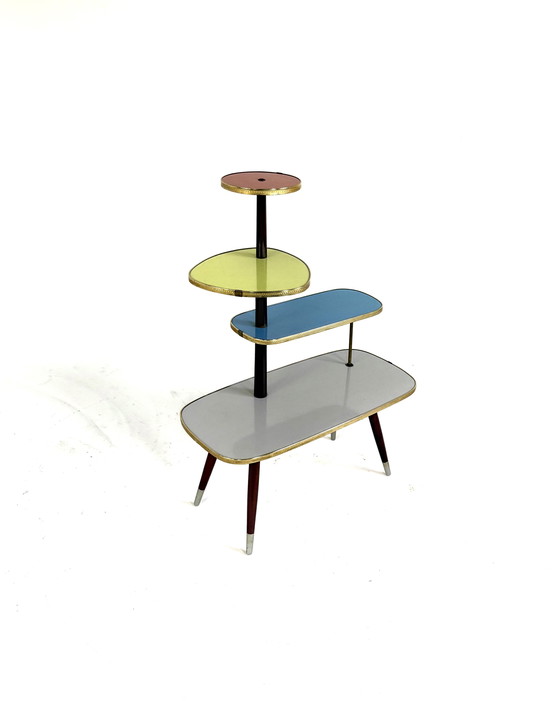 Image 1 of Vintage XL plant table '60