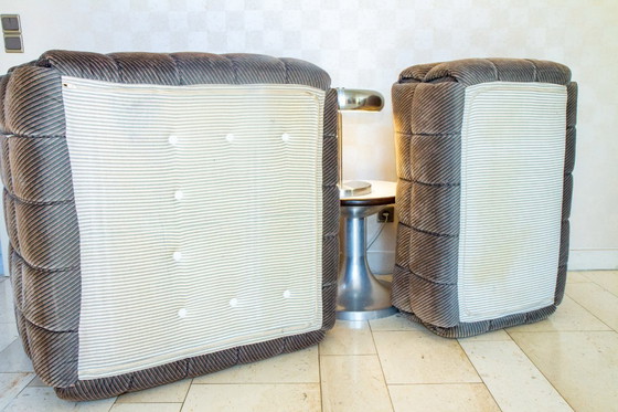 Image 1 of Poltrona Kashima e il suo pouf, Ligne Roset 1976, Michel Ducaroy