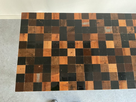 Original Piet Hein Eek – Waste Desk 60x60 (Brown/Natural Tones) – Top Condition With Invoice – Wood (photo 7 of 12)