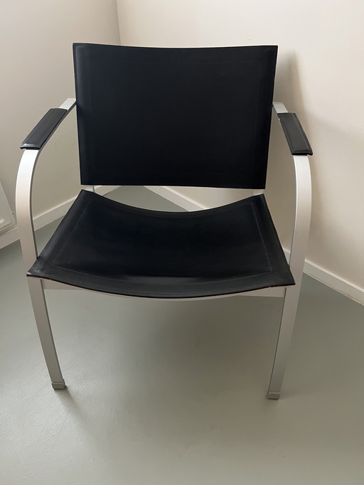 Tord Bjorklund Chaise en cuir sellier