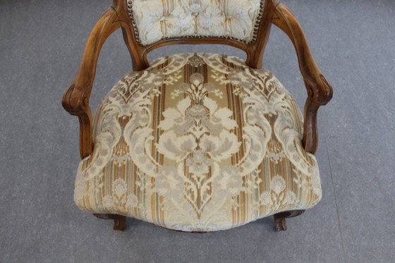Poltrona antica barocca – Poltrone, Velvet, Wood (photo 6 of 12)