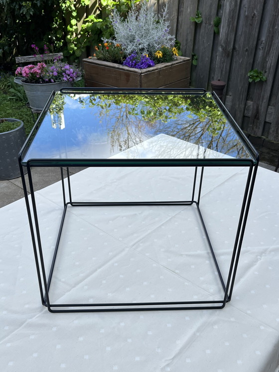Image 1 of Tables d'appoint Cube Design Isocele (3) - Design Max Sauze - années 1970