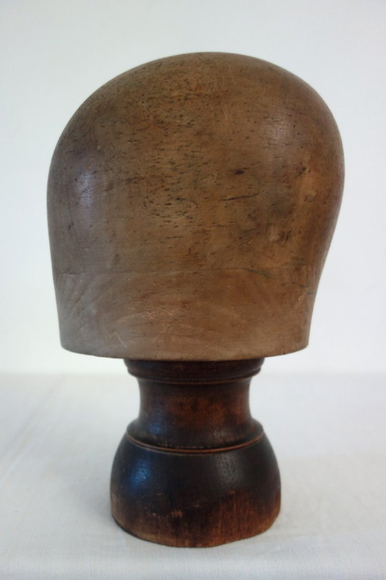 Ancienne Forme À Chapeau Ou Marotte En Bois Début XXème – Objets déco, Wood (photo 5 of 11)