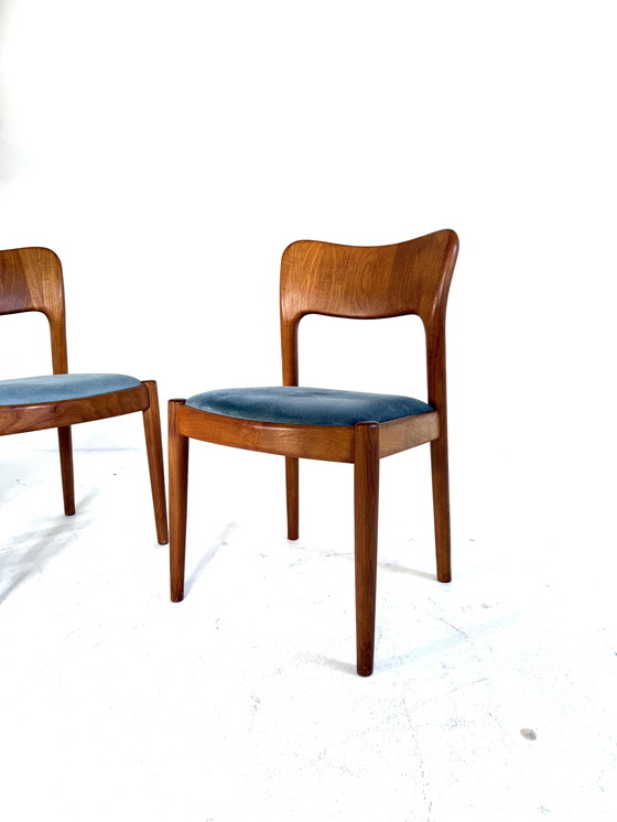 Image 1 of 4x sedie da sala da pranzo vintage 'Ole', Koefoeds Hornslet '70