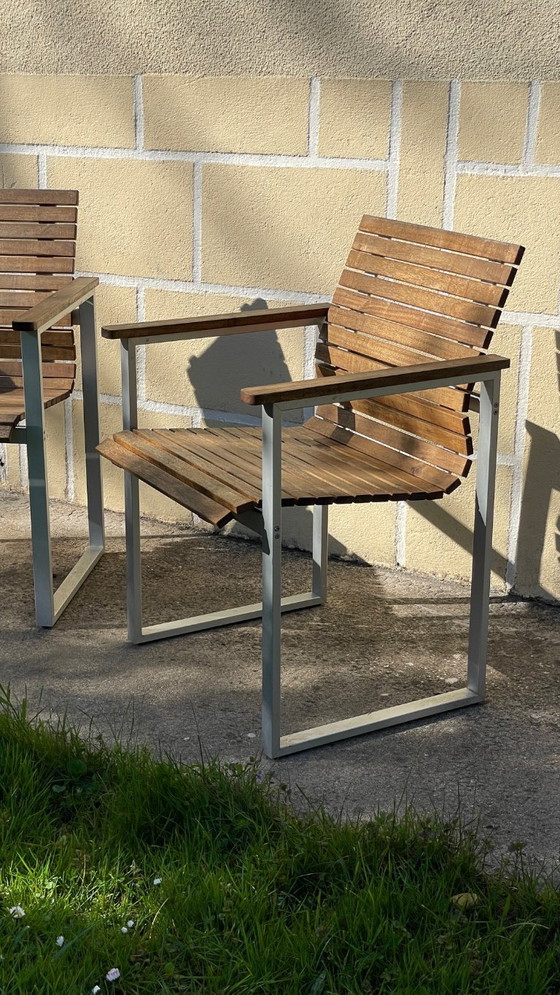 Image 1 of Pair of Esprit Karin Mobring armchairs from Ikea