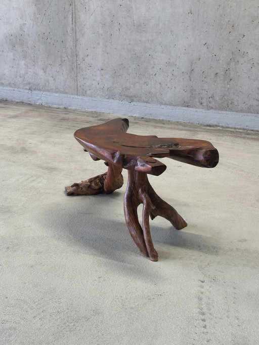 Vintage-Couchtisch im brutalistischen Wabi-Sabi-Stil