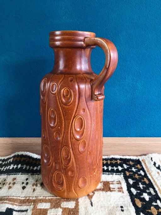 1x Vintage XL Scheurich Keramiek Vloervaas / Vaas 488-45 – vazen, Ceramic (photo 2 of 5)