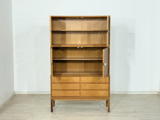 Vintage classic: IKEA MTP storage cabinet / shelf / highboard / sideboard – oak – design Marianne Richter