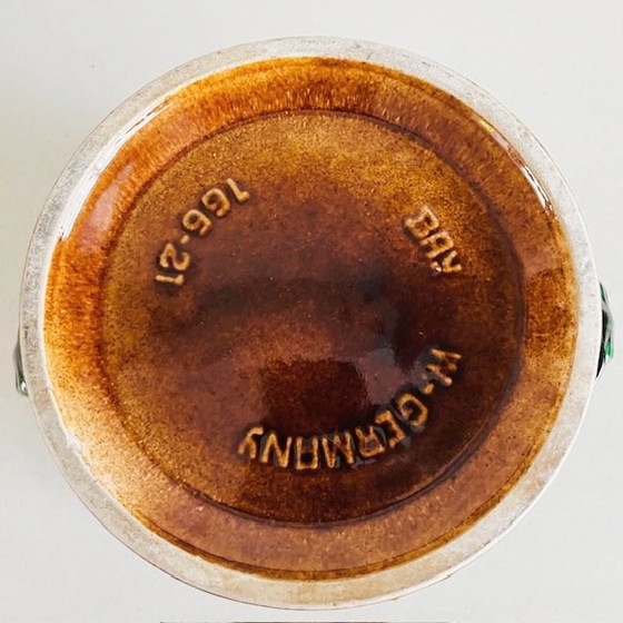 Image 1 of Pot de fleurs vintage Bay bloempot XL Bodo Mans, Allemagne de l'Ouest, années 1960