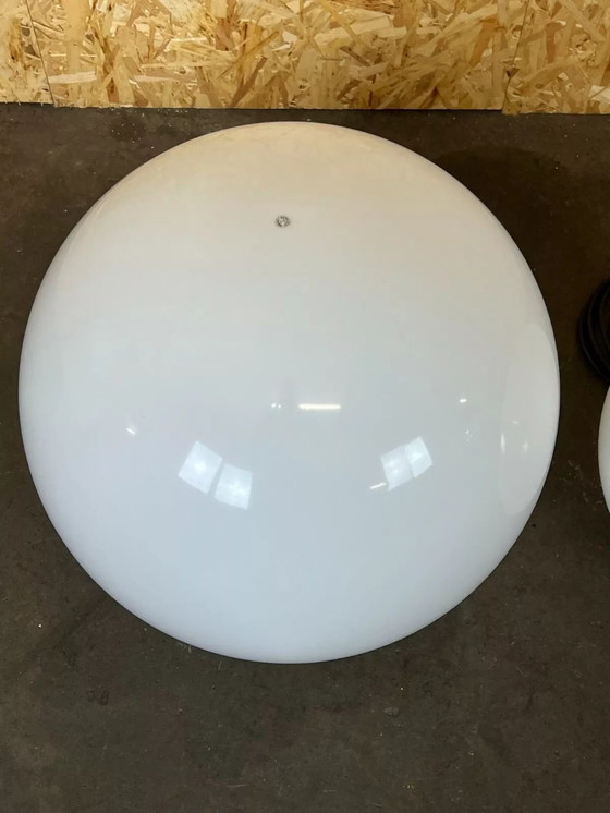 Image 1 of 2x 60s 70s ball lamp floor lamp Acrilico PMMA Made in Italy Design 60s
