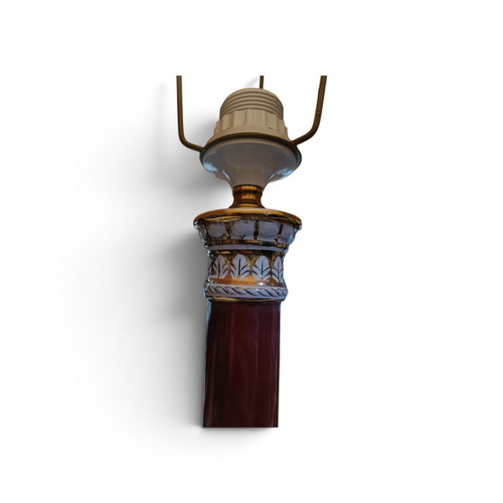 Splendida Lampada da Tavolo Ugo Zaccagnini L1400 (Rara) – Lampade da tavolo, Ceramic, Metal (photo 3 of 5)
