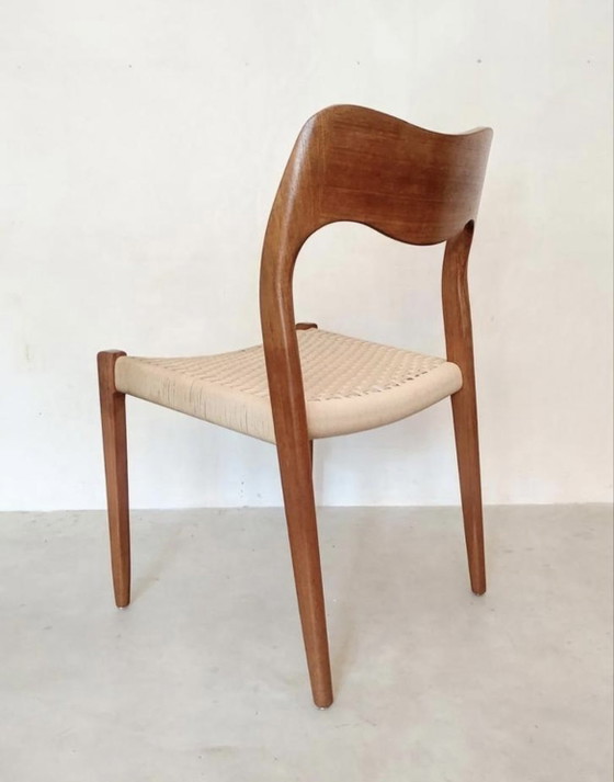 4 Sedie da pranzo danesi Modello No.71 - Niels O. Møller – Niels Otto Møller, Wood (photo 8 of 10)