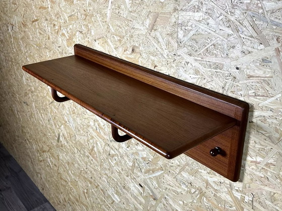 Image 1 of 60er 70er Jahre Garderobe Wandgarderobe Teak von Vildbjerg Møbelfabrik Denmark