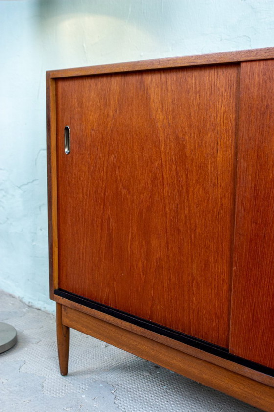 Image 1 of Vintage teak chest of drawers sideboard mid century 60s Danish