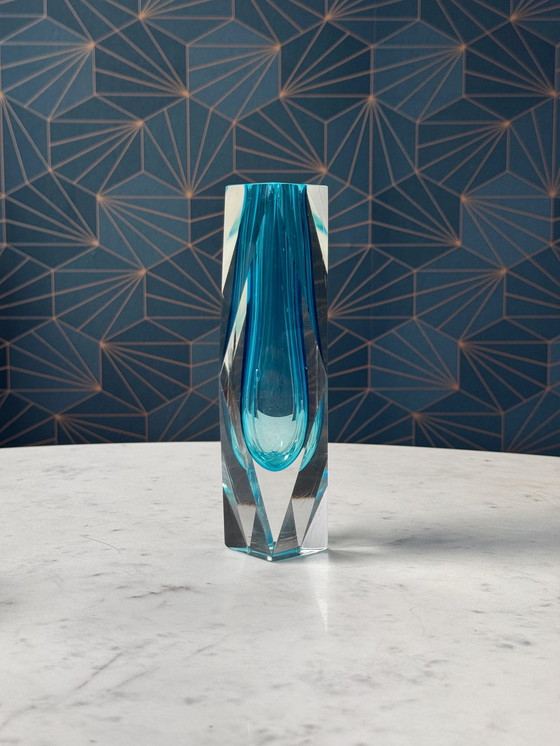 Image 1 of Vase by Flavio Poli for Seguso - Murano, Italy, 1960s