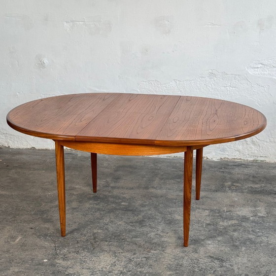 Image 1 of G-Plan Teak Round Extending Dining Table, 1970