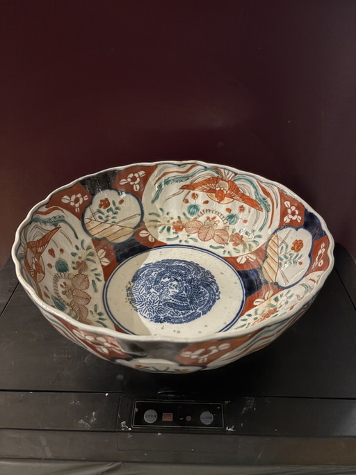 Hermoso cuenco japonés antiguo Imari de 24 cm. – schalen, Porcelain (photo 2 of 9)