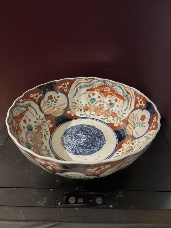 Hermoso cuenco japonés antiguo Imari de 24 cm. – Porcelain (photo 2 of 9)