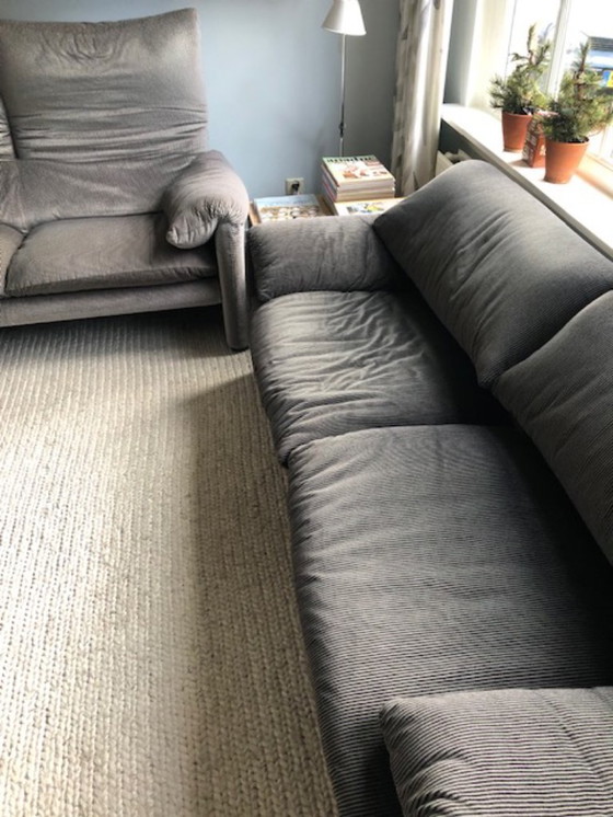 Image 1 of Cassina divano 2,5 e 2 posti Maralunga