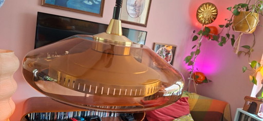 Vintage Space Age hanglamp met treksnoer – Dijkstra / Herda stijl – Jaren 70