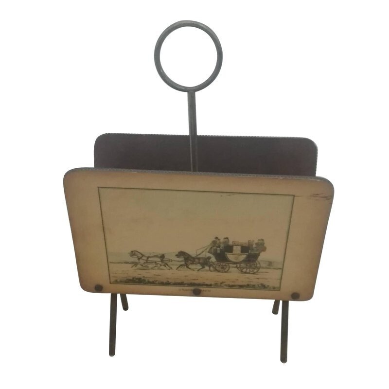 Valet De Chambre Vintage Italien En Laiton Et Acier Brossé Avec Tête De Bélier Et Sabot Pour Vêtements
