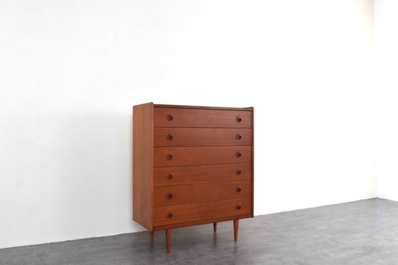 Image 1 of Mid-Century Danish Teak Chest of Drawers, 1960s.