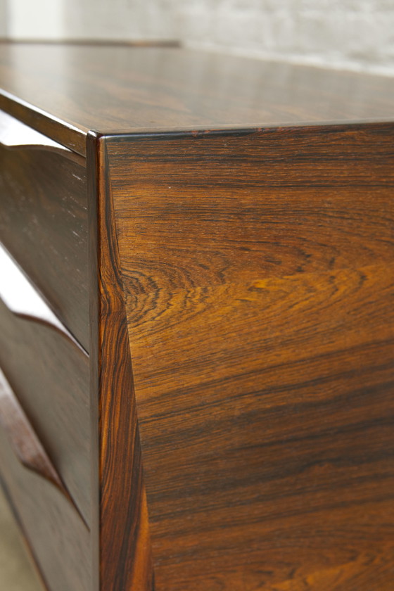 Image 1 of Rosewood Chest of Drawers, Model 34, Kai Kristiansen by Aksel Kjersgaard, 1960's