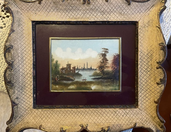 Image 1 of Öl auf Karton von Lucio Cargnel (1903-1998) Privatsammlung.