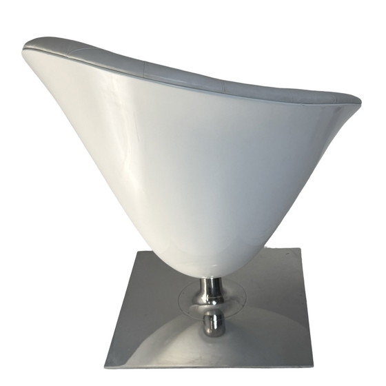 Philippe Starck - Driade - Poltrona in pelle bianca modello ‘Moore’ - Italia 2007 - Originale e marcata (photo 7 of 10)