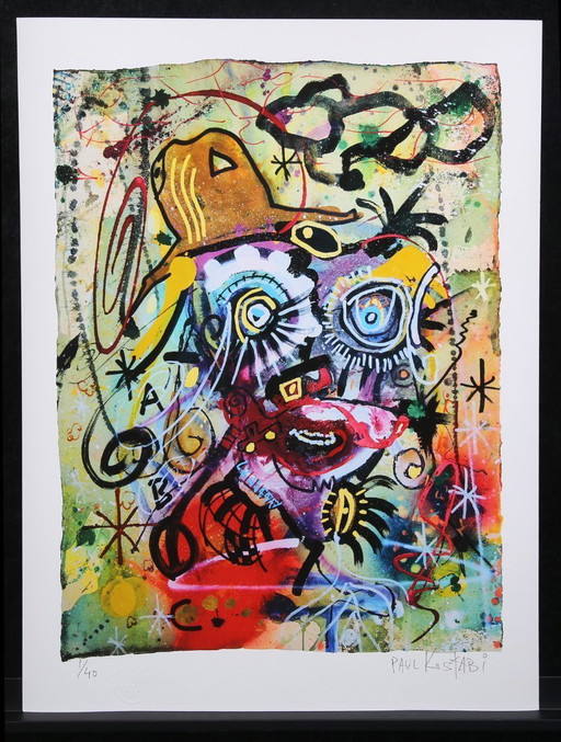 Kostabi, Paul - Legend in the Midst - NUOVA EDIZIONE - Giclée - firmata a mano