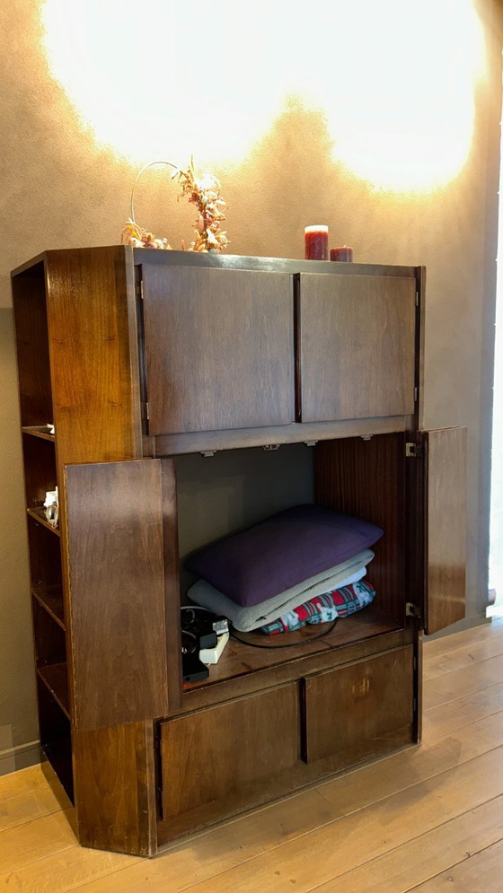 Image 1 of Beautiful cabinet in solid walnut, custom made