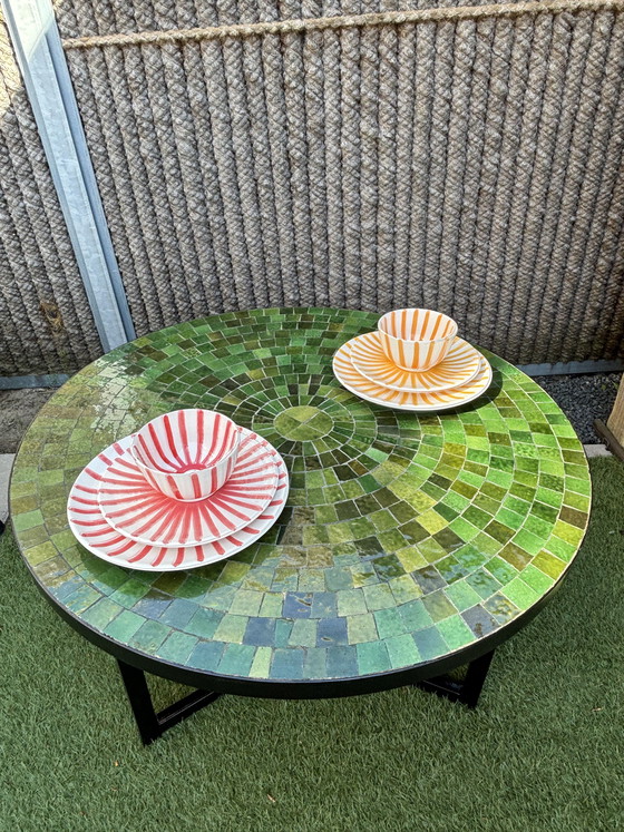 Image 1 of Moroccan Zellige coffee/side table (Terrace/garden/indoor)