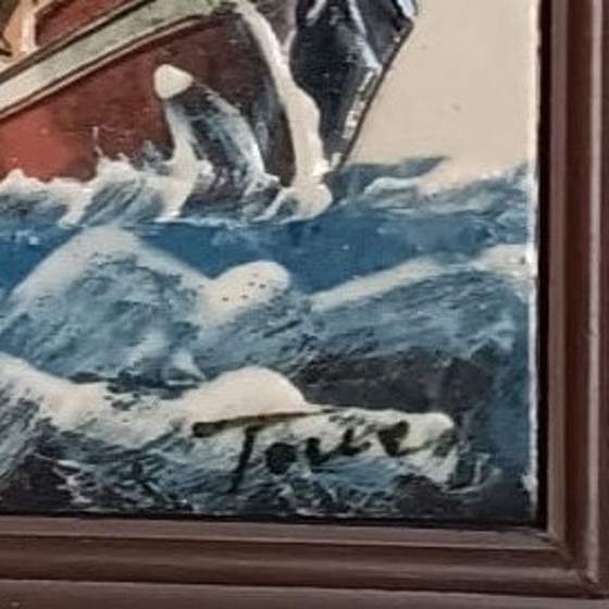 Image 1 of PINTURA DE AZULEJOS HECHA A MANO