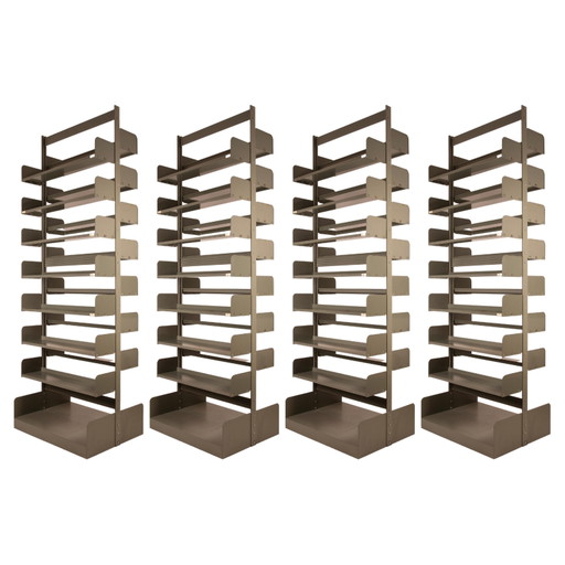 Lips Vago Mid Century Congresso Sistema di scaffalature in metallo 1960