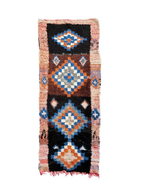 Image 1 of Mid-Century Moroccan Berber Wool Rug 