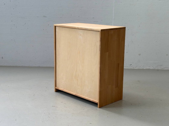 Solid Wood Chest of Drawers – 5 Drawers, Beech Look (photo 11 of 14)