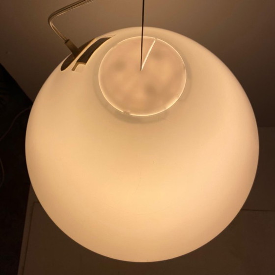 Image 1 of 1X Artemide Pendant "Capsule" by Ross Lovegrove, White Glass, 2010
