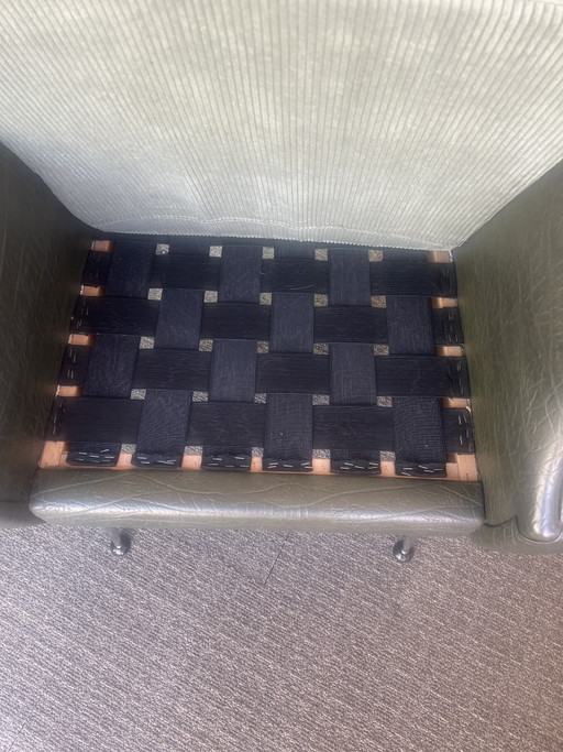 Poltrona vintage anni '50-'60 – fauteuils, Skai, Textile (photo 2 of 6)