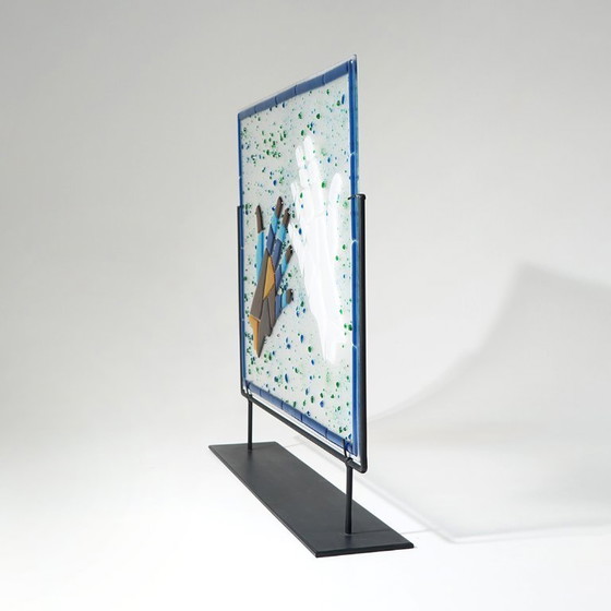 Image 1 of Mario Rossello, Glasfusionsarbeit für Studio Casarini Savona, 1990er Jahre